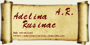 Adelina Rusinac vizit kartica